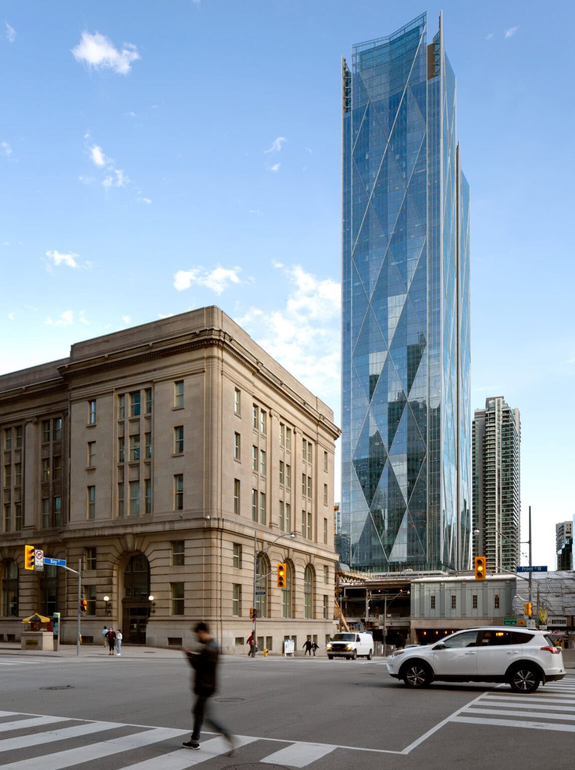 CIBC Square 81 Bay Street view of the tower from Union Station intersection.