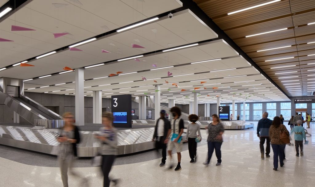 Airport Arrival Signage