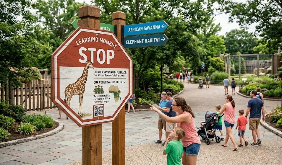 Zoo Stop Sign