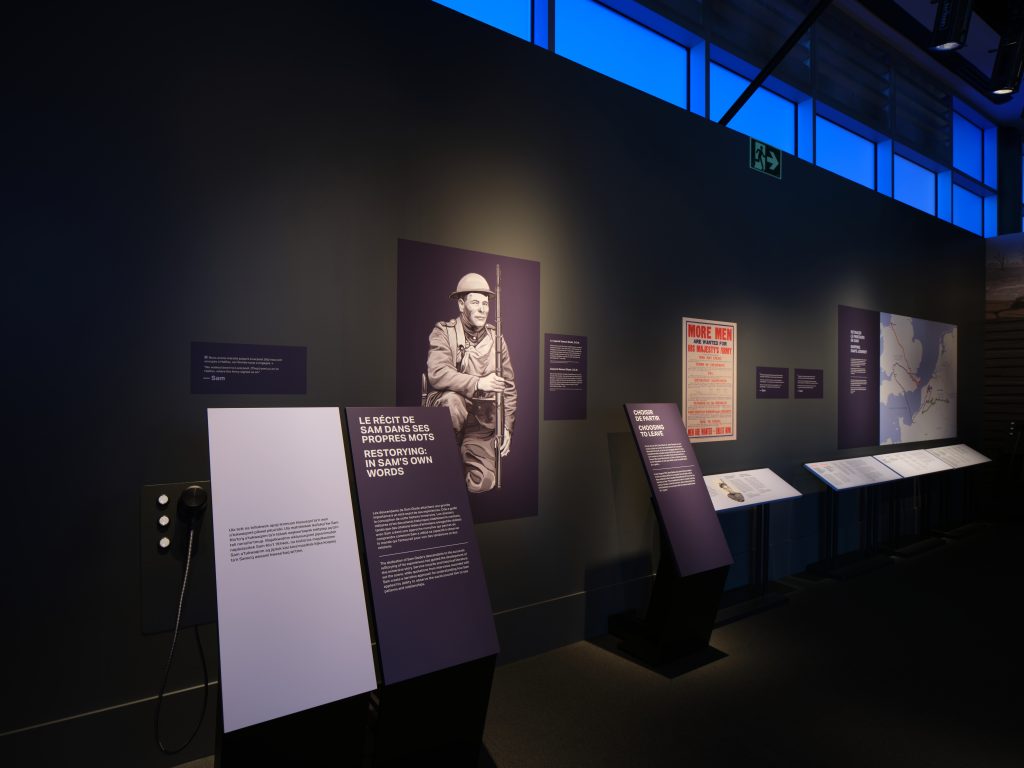 Sam Glode Exhibit, Entro, Canadian Museum of Histor